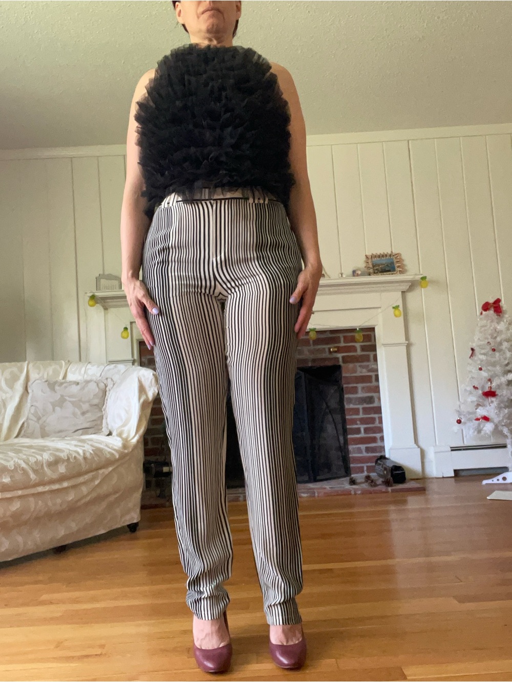 Madewell Silk Stripe Pants